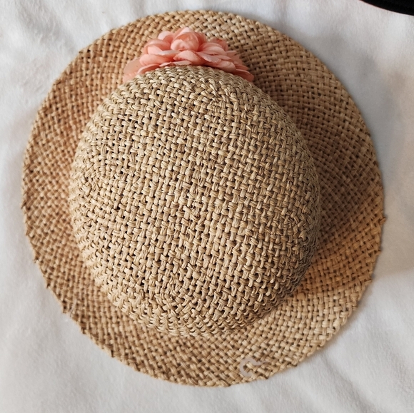 Woven Derby Bowler Hat Rollable Rim 1970s Vintage Tea Party Summer Cloche main image 5